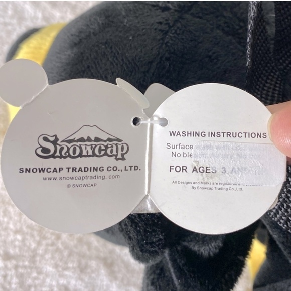 5/$25 Snowcap Trading Co Black Bear Plush Mini Backpack - Picture 9 of 13